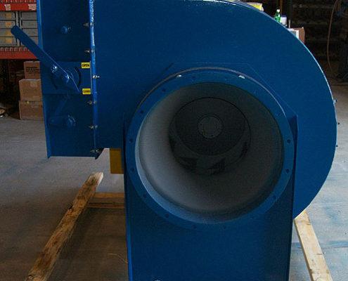 Backward Inclined Single Wide Centrifugal Industrial Fan Size 330 with Damper