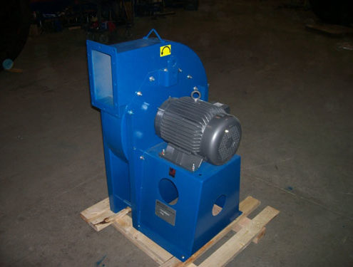Industrial Exhauster Radial Open Centrifugal Industrial Fan Size 191 Arrangement 4 Direct Drive